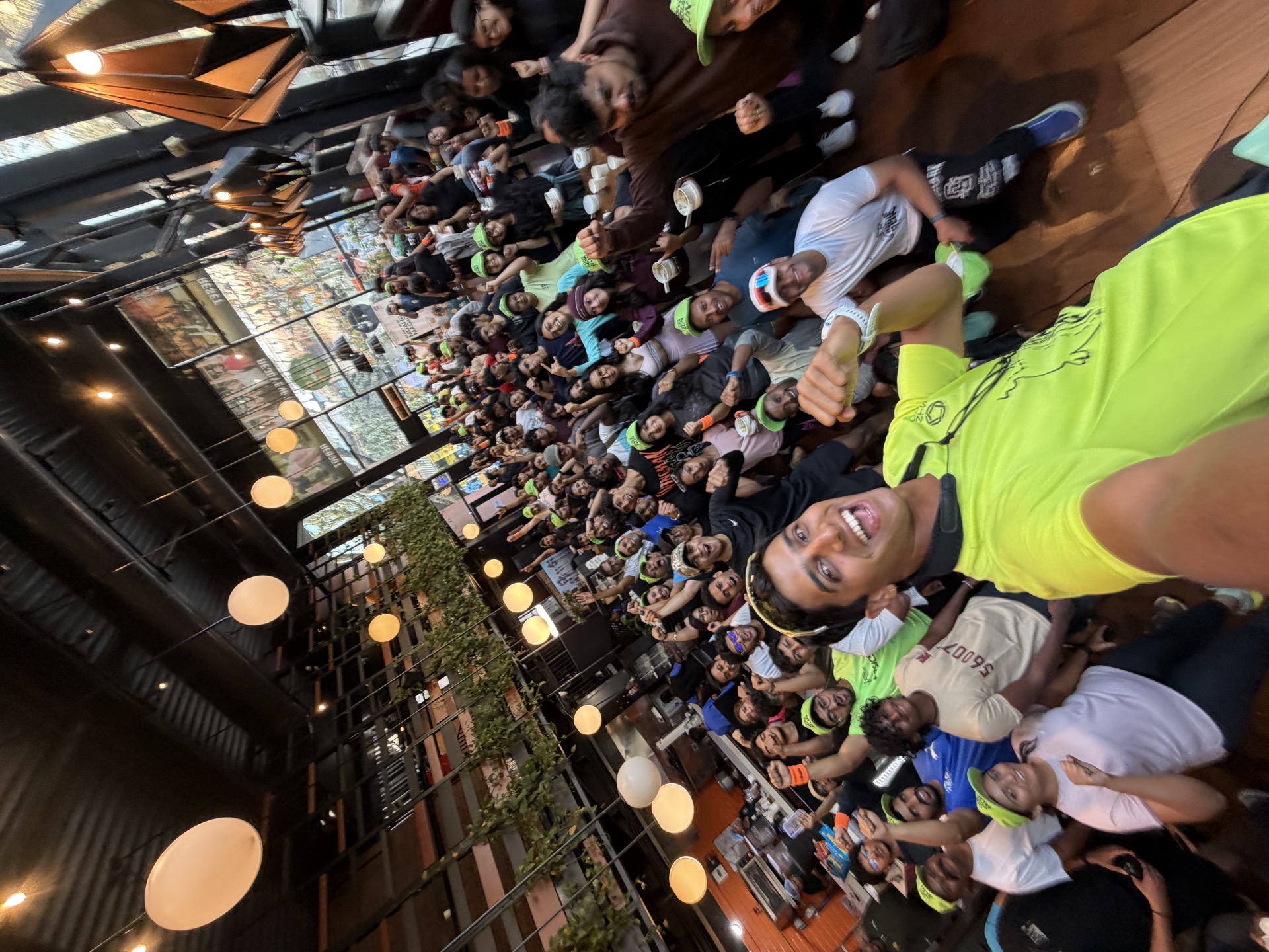 Run club celebration, Bangalore