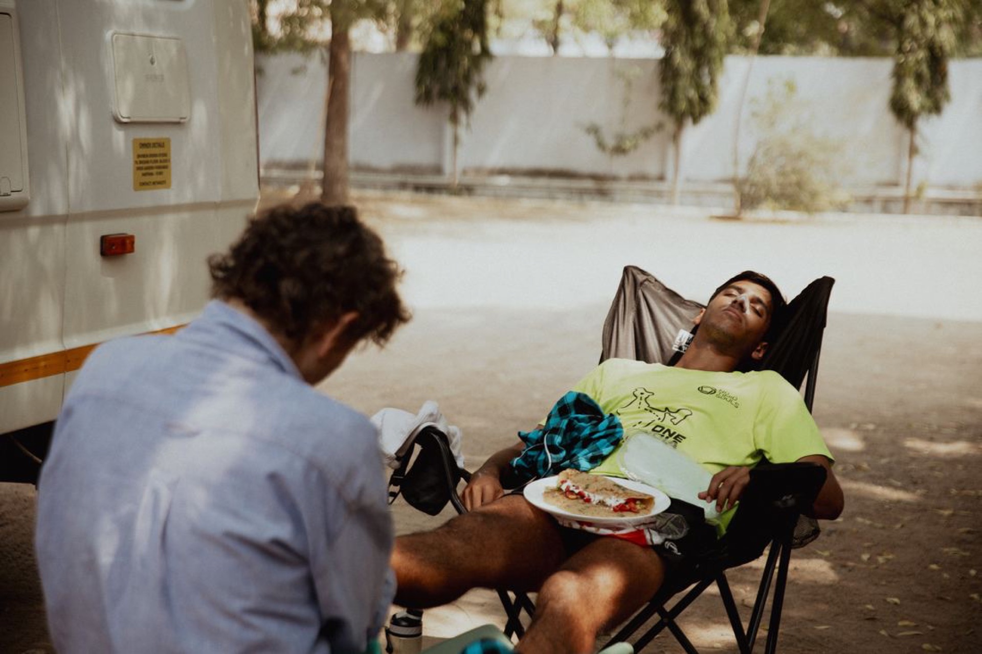 Refuelling after a long stage